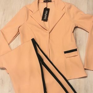 NWT Pink and Hunter Green Suit